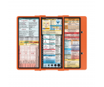 WhiteCoat Clipboard® Trifold - Orange Primary Care Edition